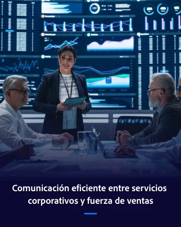 Erradicar las brechas de comunicación con Firmenti. Conectamos tus servicios corporativos y fuerza de ventas en tiempo real, para un servicio más rápido y eficaz.